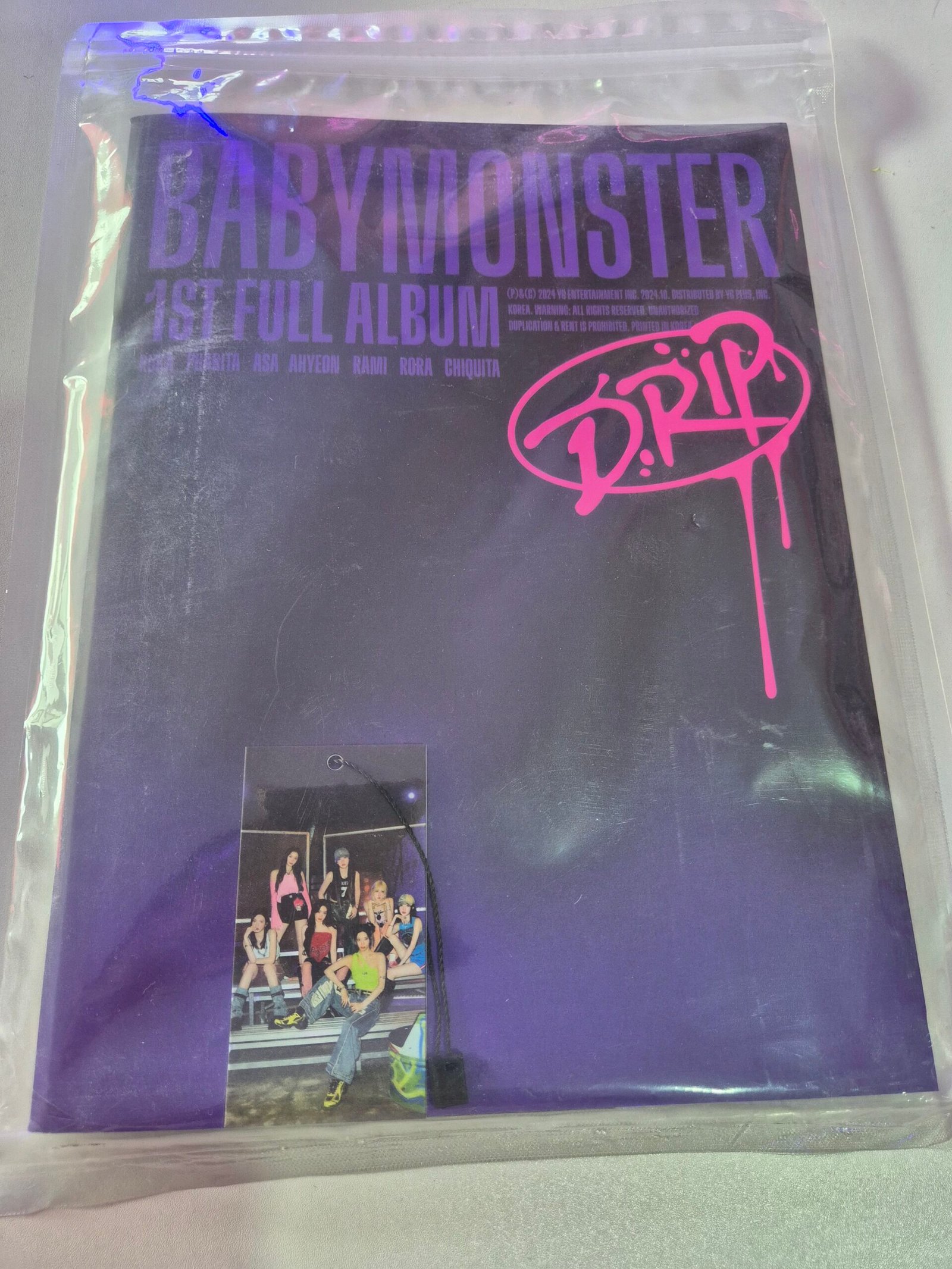 (Stock) BABYMONSTER 1st Full Album DRIP Zip Lock Ver.