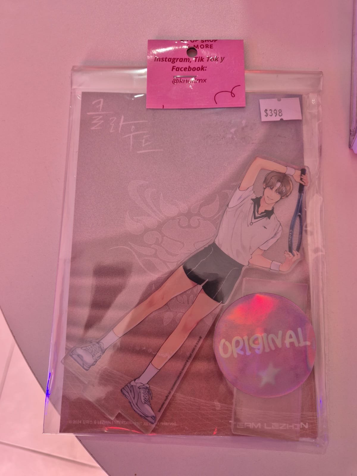 (Stock) Lost in the cloud-Team Lezhin acrylic stand (Cirrus)
