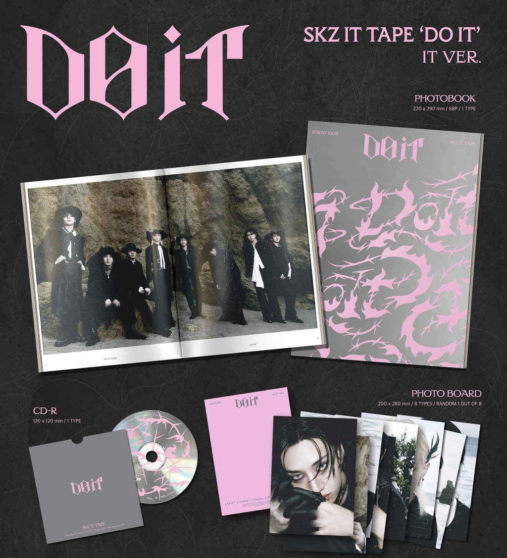 (Stock) Stray Kids SKZ IT TAPE DO IT It Ver. + POB (Random) - Image 2